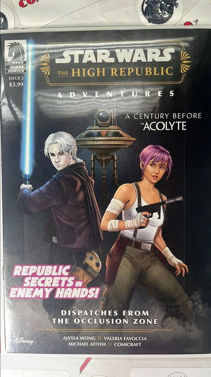 High Republic: Adventures (#2 Dark Horse 2024 Jake Bartok Cover Republic Secrets In Enemy Hands: Dispatches from the Occlusion Zone NM)