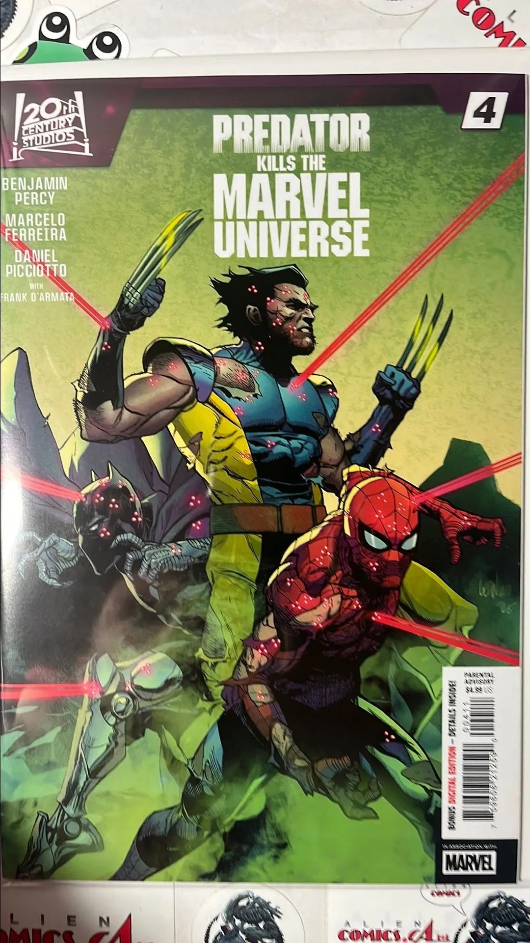 PREDATOR kills the Marvel Universe (#4 Marvel 2025 Matt Milla Cover NM)