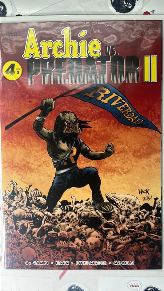 Archie vs. PREDATOR II (#4 Dark Horse 2019 Robert Hack Cover NM)