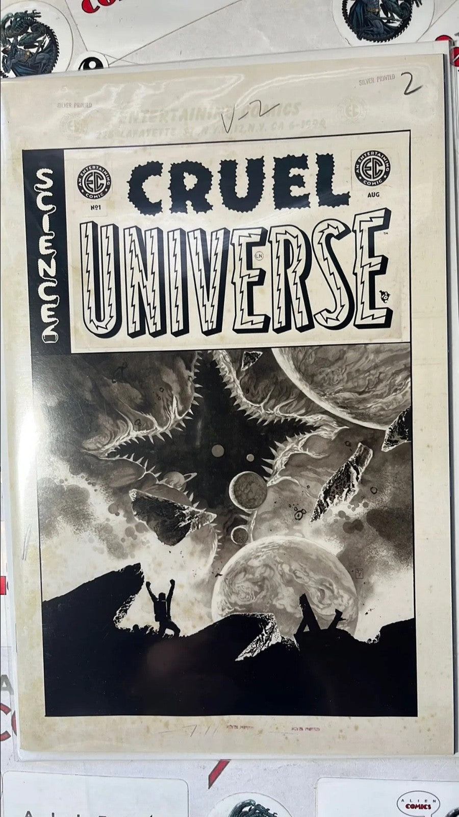 CRUEL UNIVERSE 1G Oni 2024 Williams 1:20 B&W Sketch Retail Incentive HIGH GRADE