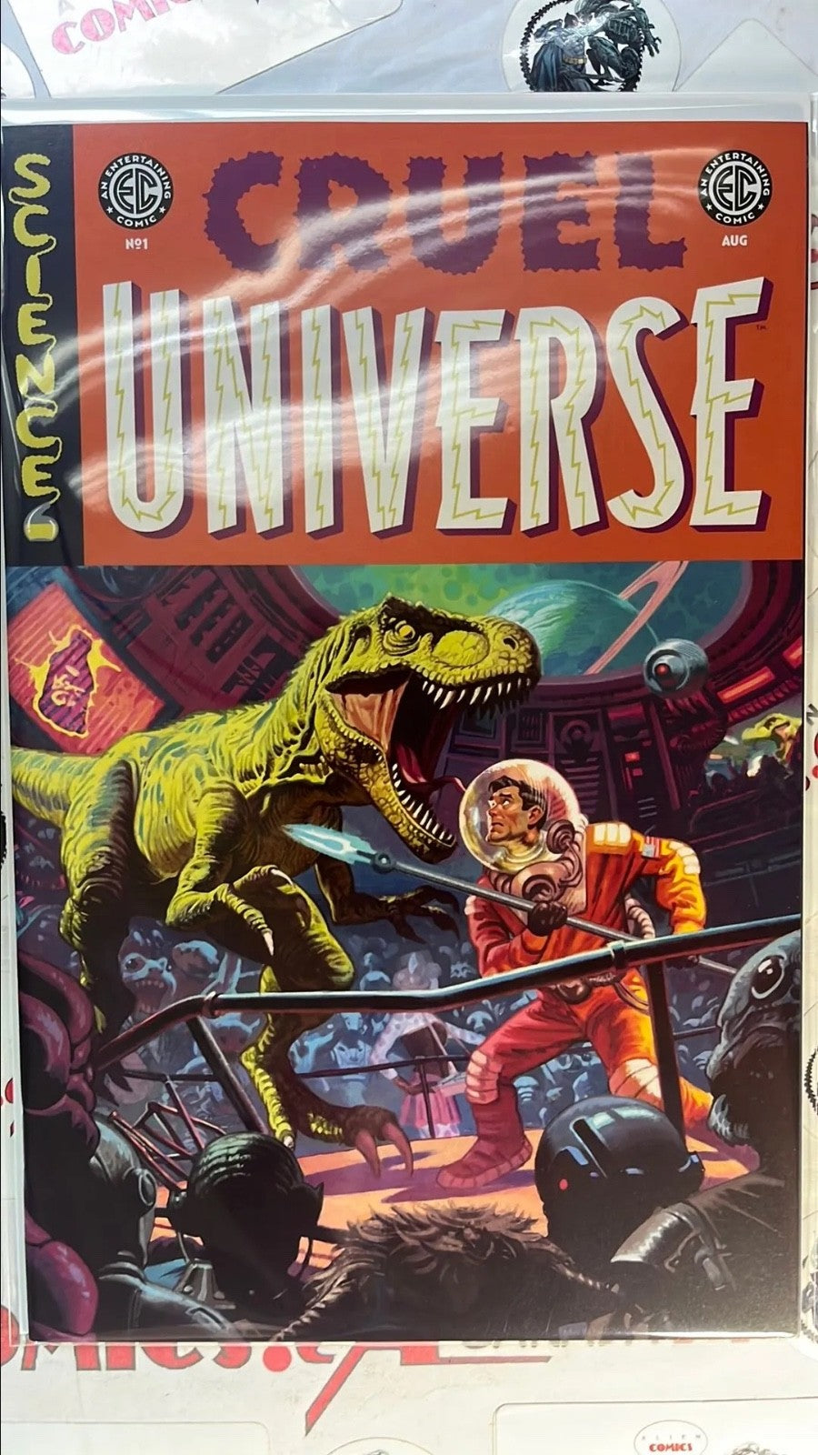 CRUEL UNIVERSE 1 EC/Oni Press 2024 Greg Smallwood Cover T-Rex vs. Man HIGH GRADE