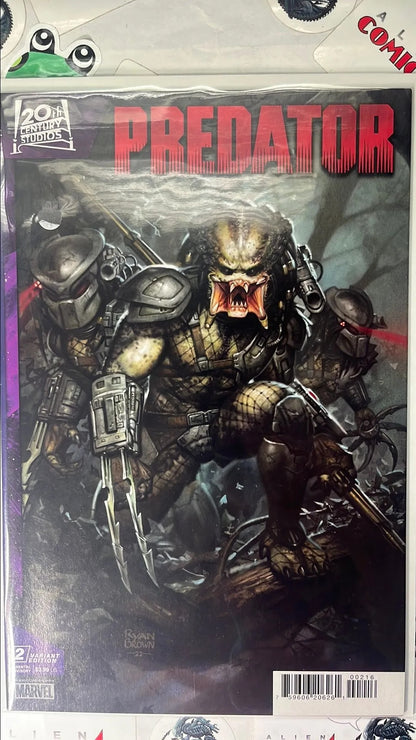 PREDATOR (#2B Marvel 2023 Ryan Brown 1:25 Variant NM)