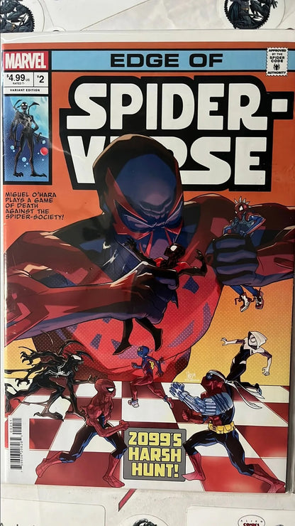 Edge of Spider-verse (#2W Marvel 2024 Pete Woods Star Wars 25 Homage Variant NM)