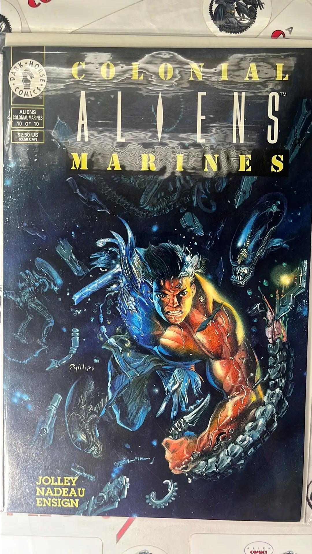 ALIENS: Colonial Marines (#10 Dark Horse Comics 1994 Mondo Pest Last Issue NM)