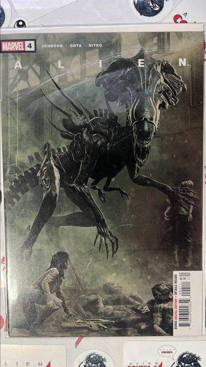 ALIEN (#4 Marvel 2022 Bjorn Barends Cover Alien Queen NM)