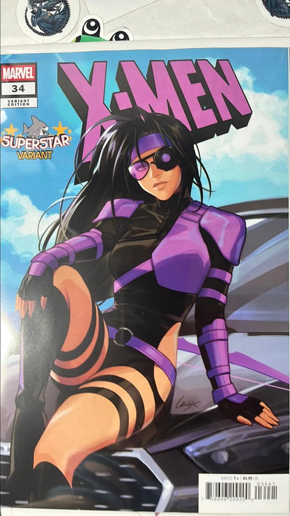 X-men (#34L Marvel 2026 Psylocke Leirix Superstar Variant NM)