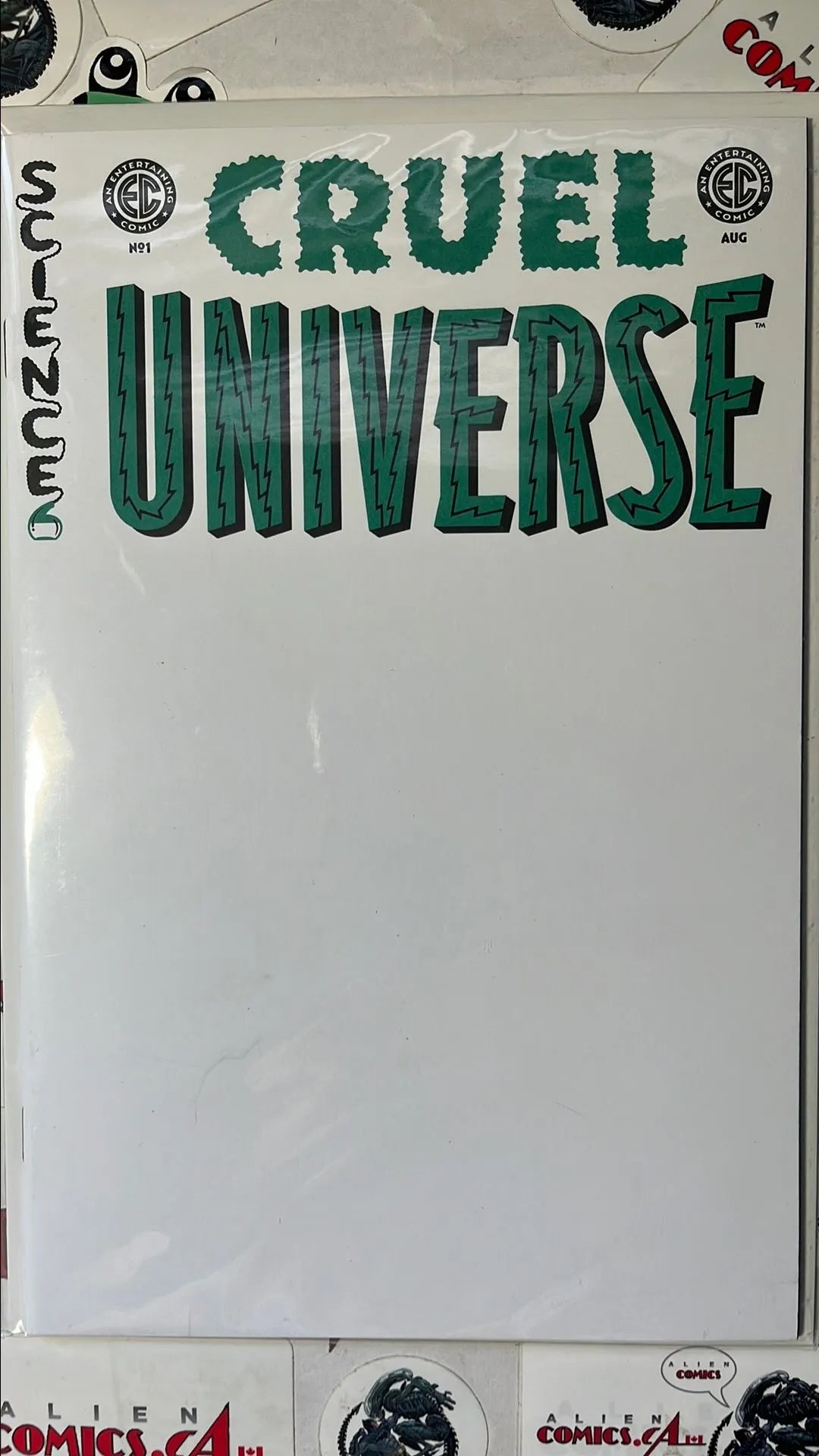 CRUEL UNIVERSE 1E EC/Oni Press 2024 Green Blank Variant RARE HTF HIGH GRADE