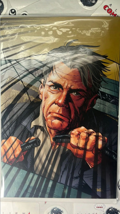 Han Solo: Hunt for the Falcon (#1P Marvel 2025 Dan Panosian 1:50 Virgin Variant NM)