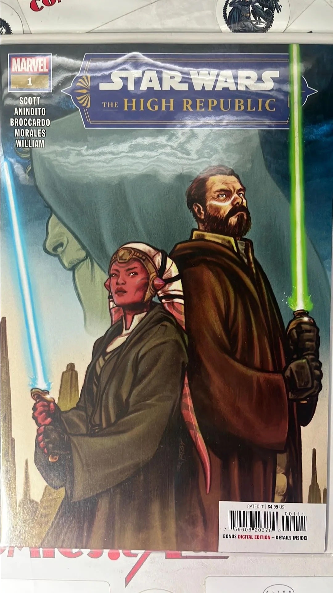 High Republic (#1 Marvel 2022 Ario Anindito Cover 1st app. Oliviah Zeveron, a Jedi Knight, Many more! NM)