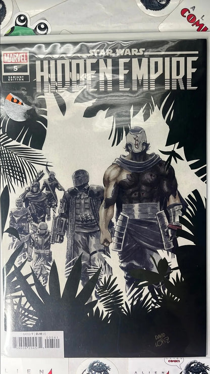 Hidden Empire (#5L Marvel 2023 David Lopez 1:25 Incentive Sketch Variant NM)