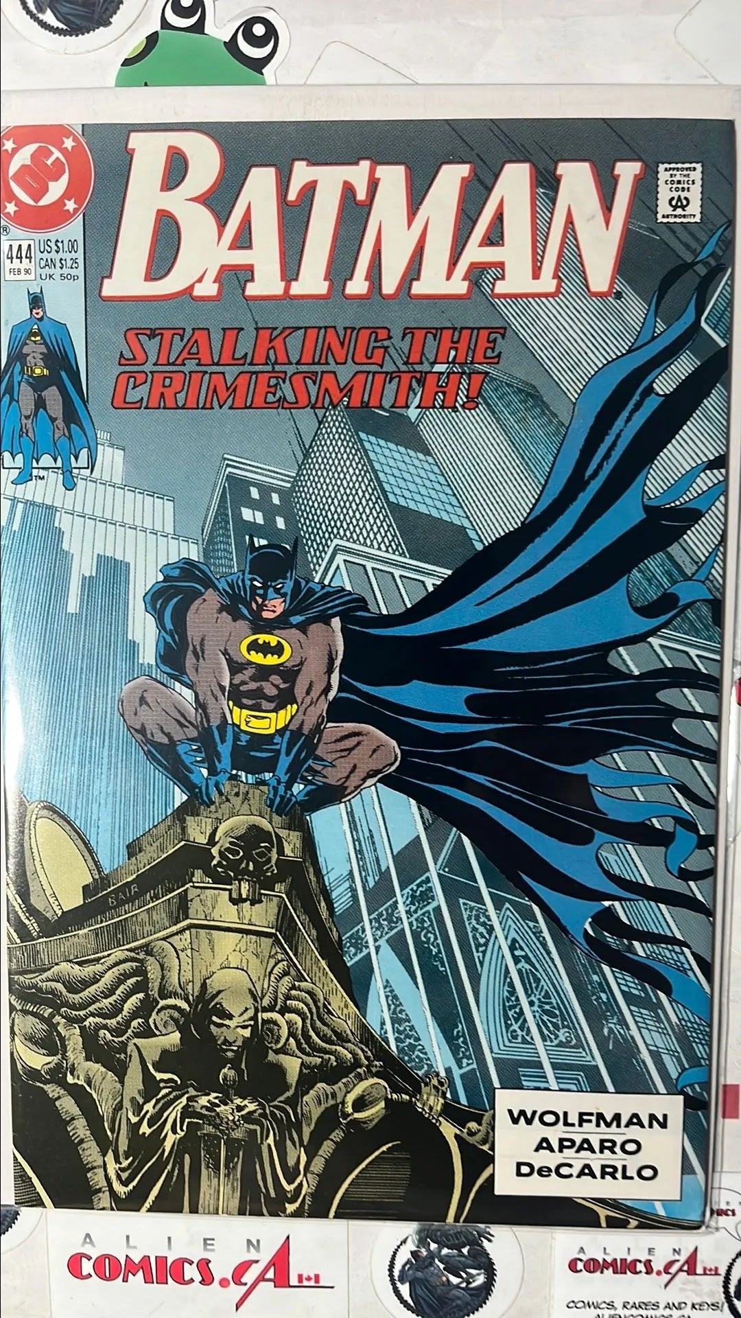 Batman (#444 DC Comics 1990 Michael Bair Cover NM)