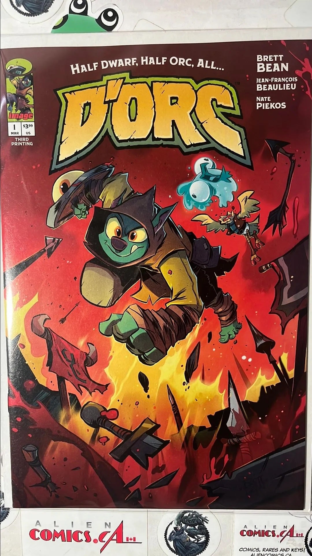 D’Orc (#1 Image Comics 2026 3rd Printing Brett Bean Cover NM)