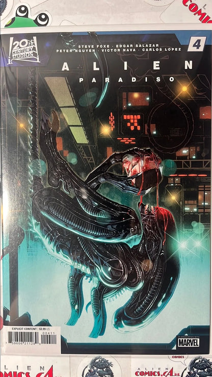 ALIEN: Paradiso (#4 Marvel 2025 Iban Coello Cover NM)