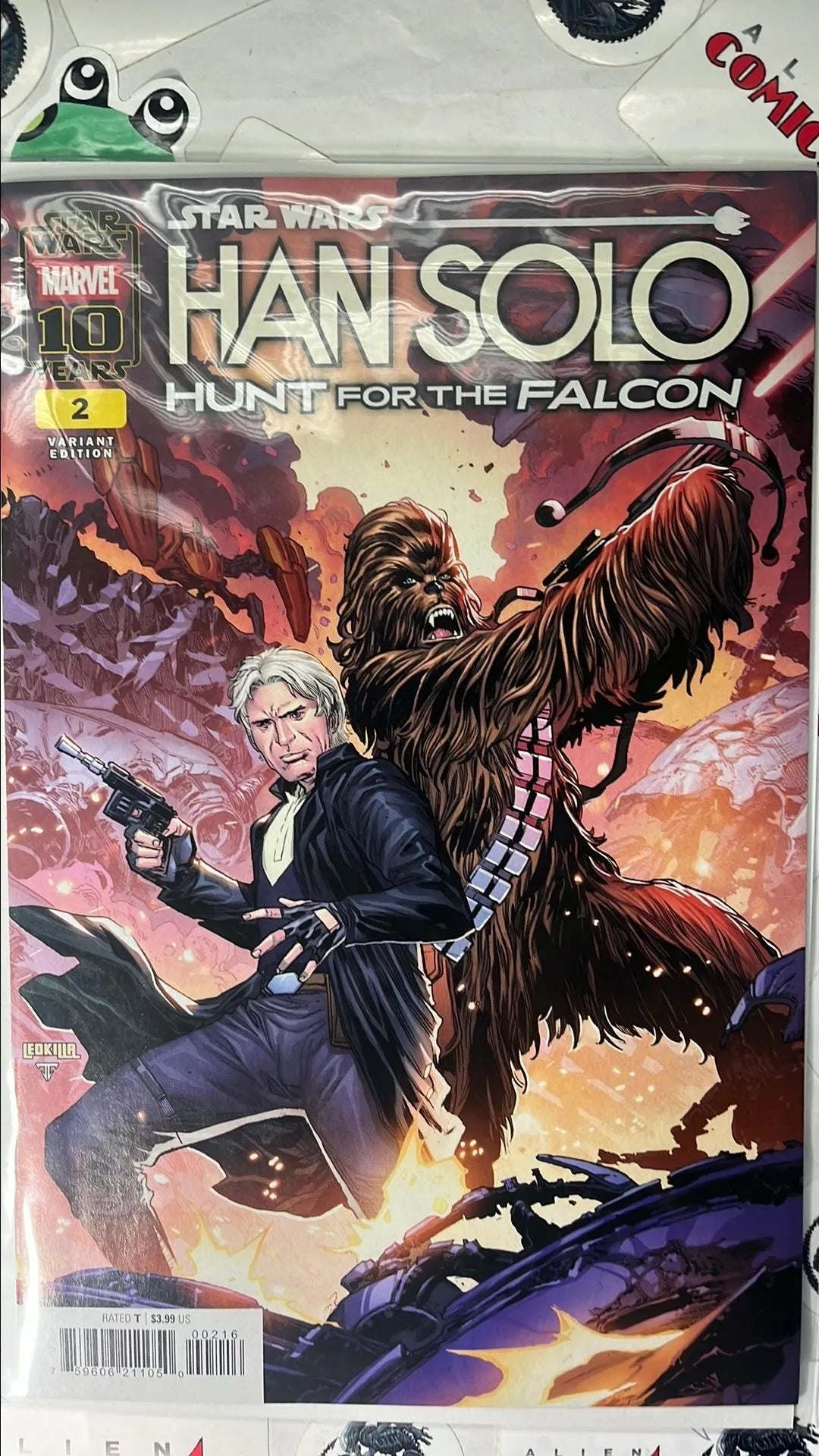 Han Solo: Hunt for the Falcon (#2L Marvel 2025 Ken Lashley 1:25 Variant NM)