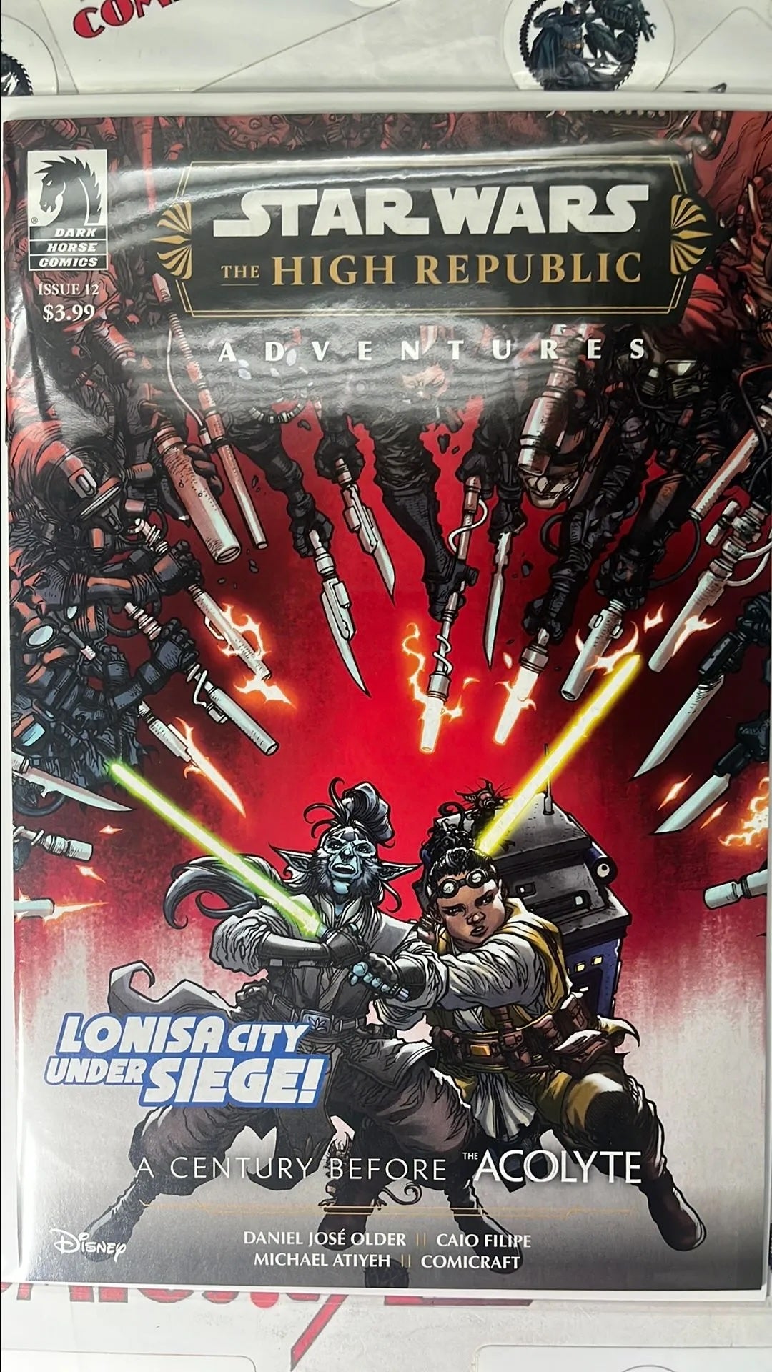 High Republic: Adventures (#12 Dark Horse 2024 Harvey Tolibao Cover Lonisa City Under Siege! 100 years before ‘The Acolyte’ NM)