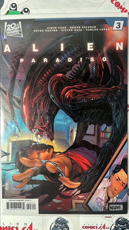 ALIEN: Paradiso (#3 Marvel 2025 Yen Nitro Cover NM)
