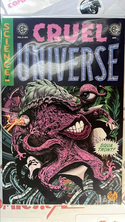 CRUEL UNIVERSE 1 EC/Oni 2025 Tom Fowler 1:100 SQUA TRONT! Variant HTF HIGH GRADE