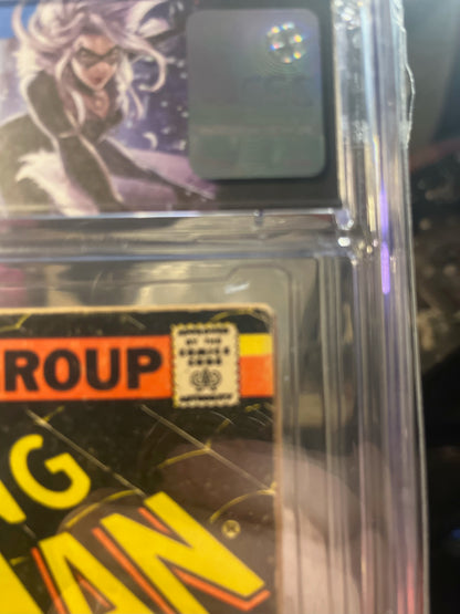 Amazing Spider-man (#194 Direct Edition 1st app. Black Cat/Felicia Hardy Manufacturing ERROR Yellow Bar HTF CGC 4.5 VG+ Black Cat Custom Label)