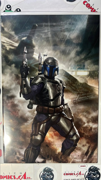Jango Fett (#1C Marvel 2024 Derrick Chew 1:100 Virgin Variant HTF NM)