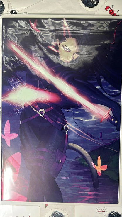 X-men (#22S Marvel 2025 Joshua Swaby "Sway" 1:50 Psylocke Ninja Virgin Variant NM)