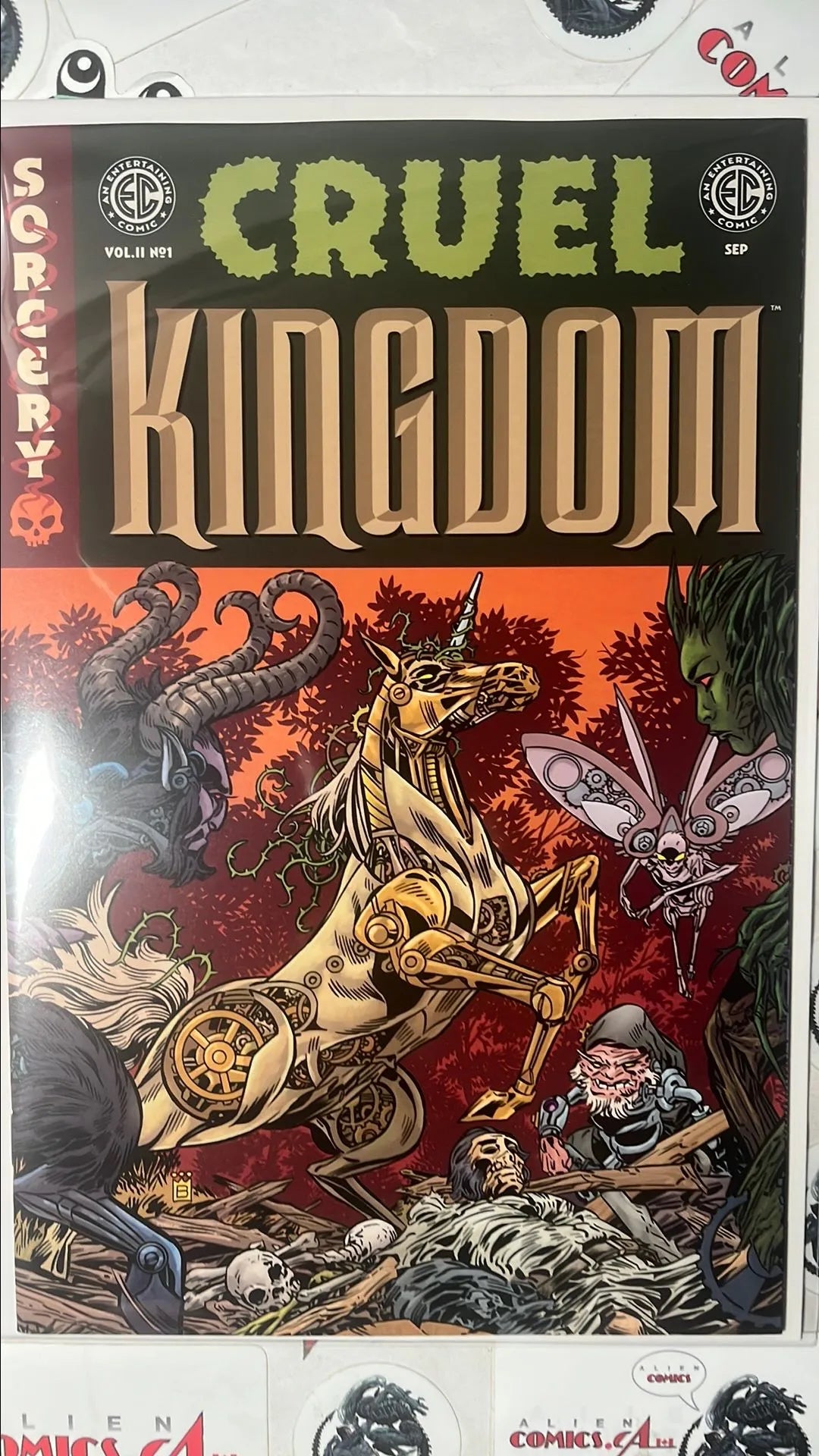 CRUEL KINGDOM 1 EC/Oni 2026 Mark Buckingham Cover Unicorn Gone Wild HIGH GRADE