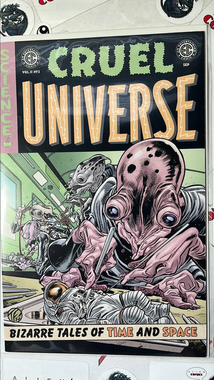 CRUEL UNIVERSE 2B EC/Oni Press 2025 Tom Fowler Variant Alien Scientists Dissecting Astronauts HIGH GRADE