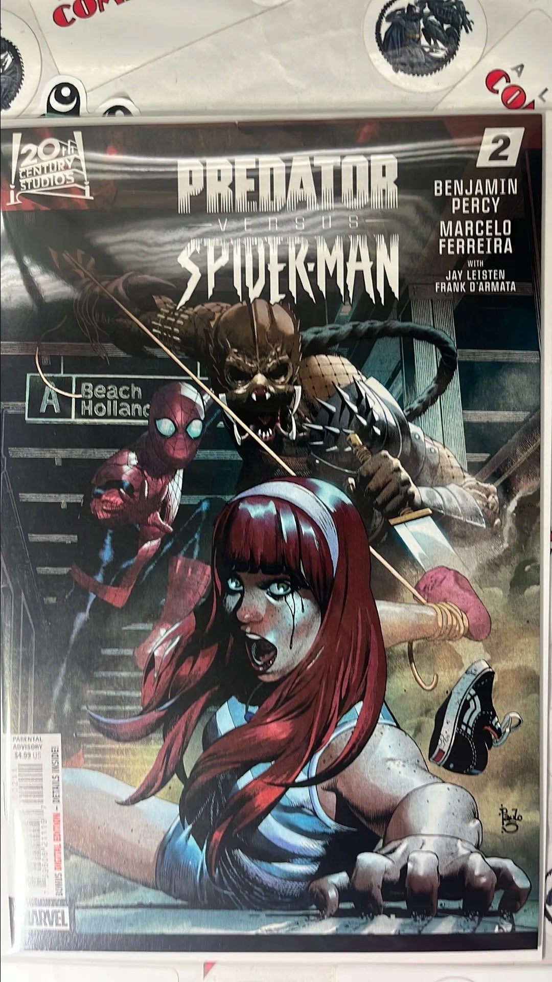 PREDATOR vs. Spider-man (#2 Marvel 2025 Paulo Siqueira Mary Jane Cover NM)