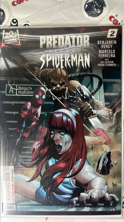 PREDATOR vs. Spider-man (#2 Marvel 2025 Paulo Siqueira Mary Jane Cover NM)