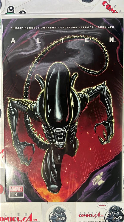 ALIEN (#4W Marvel 2021 Israel Silva Red Walmart Exclusive Variant Alien Leaping NM)