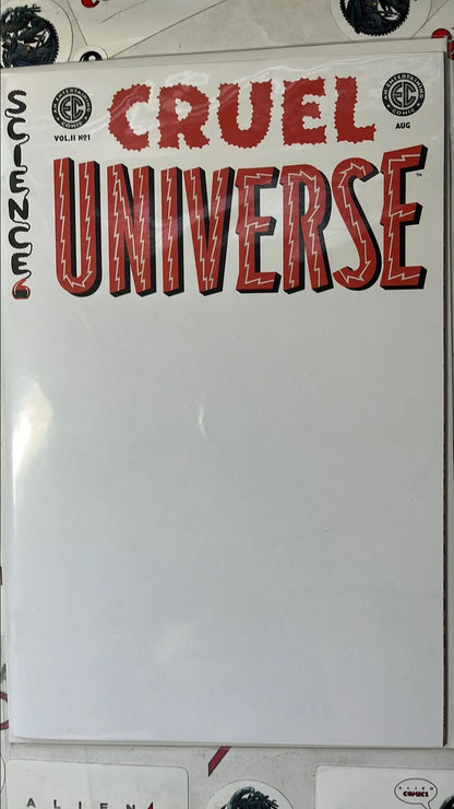 CRUEL UNIVERSE 1D EC/Oni Press 2024 Orange Blank Variant Rare HTF HIGH GRADE