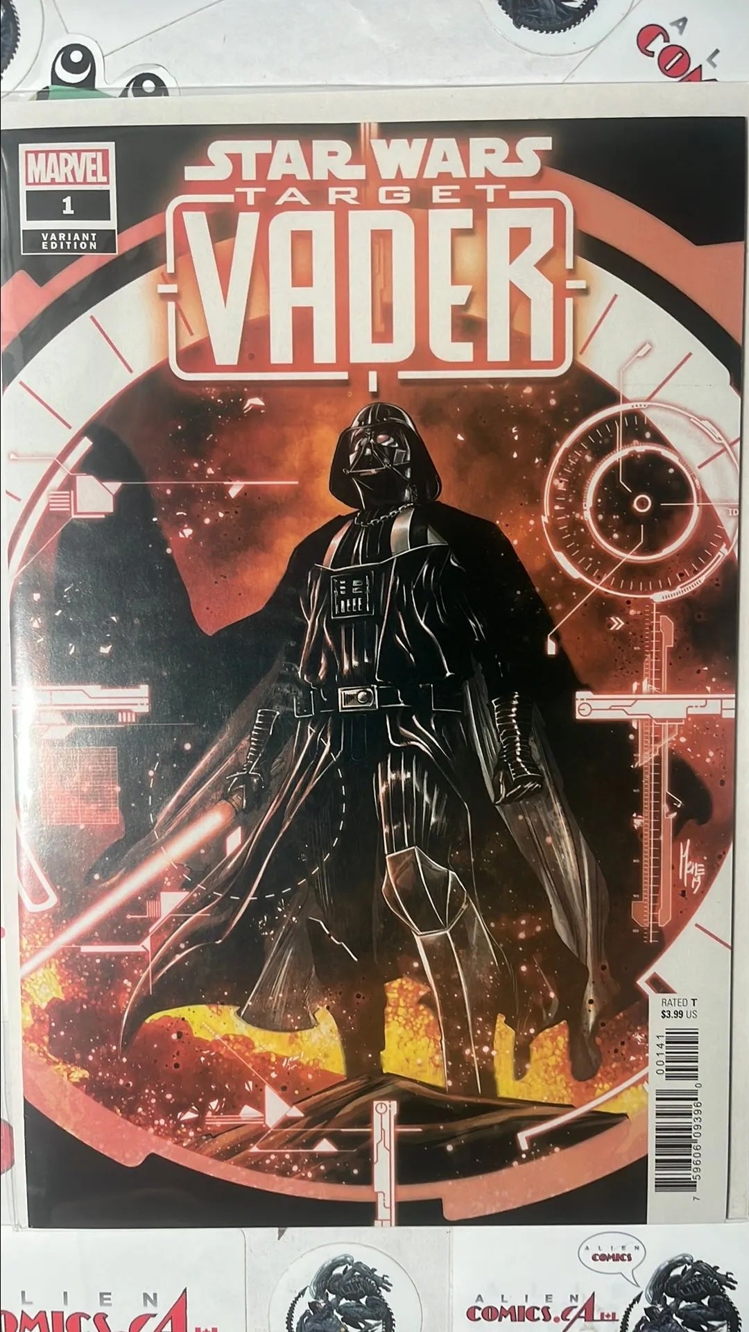 Target: Vader (#1C Marvel 2019 Marco Checchetto 1:50 Variant HTF NM)