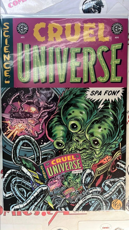 CRUEL UNIVERSE 1 EC/Oni 2024 Tom Fowler 1:100 SPA FON! Variant HTF HIGH GRADE