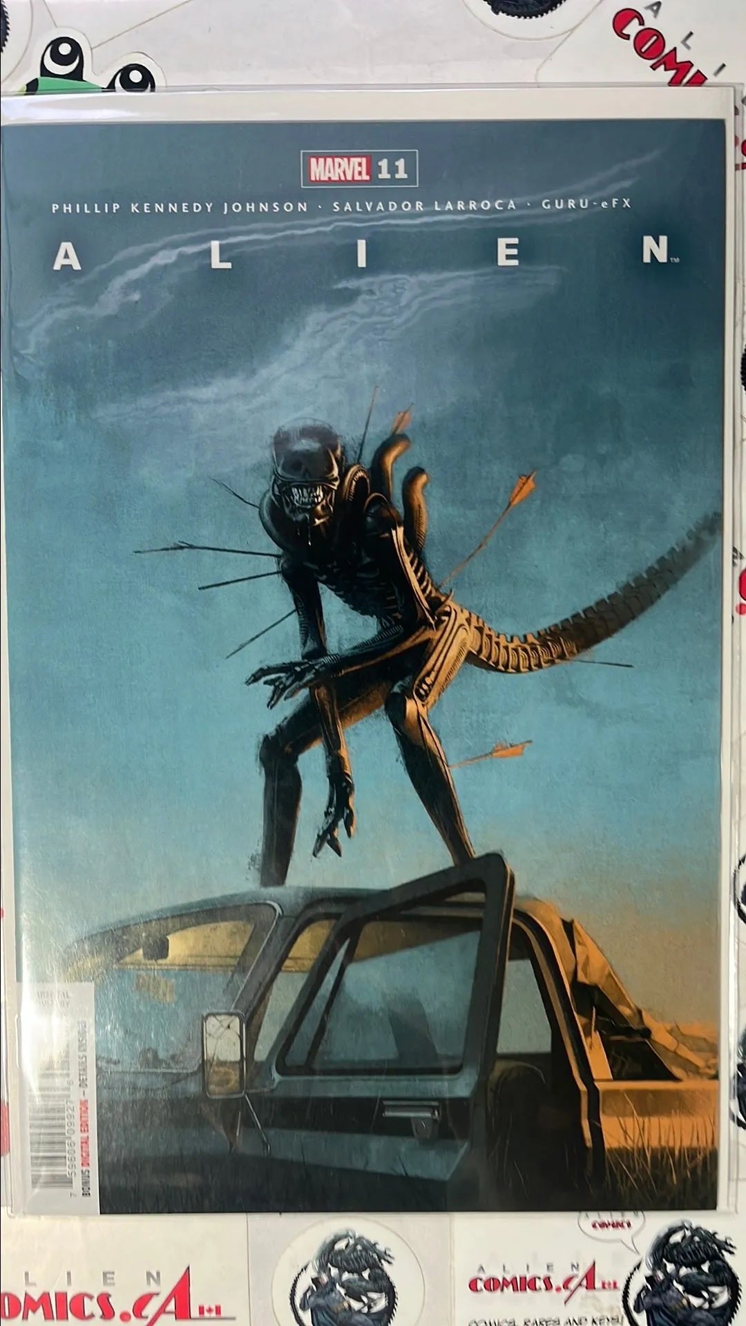 ALIEN (#11 Marvel 2022 Marc Aspinall Cover Arrows in Alien NM)