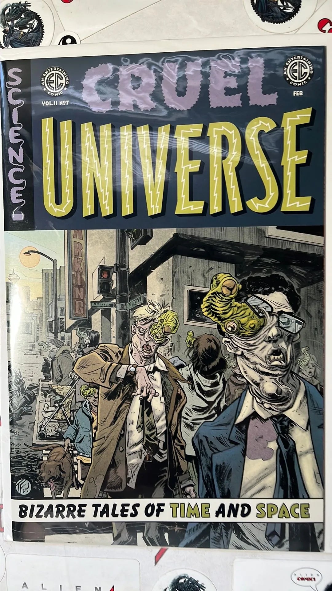 Cruel Universe (#7B EC/Oni Press 2026 Tom Fowler Variant Parasite Aliens Living In People’s Eyes NM)