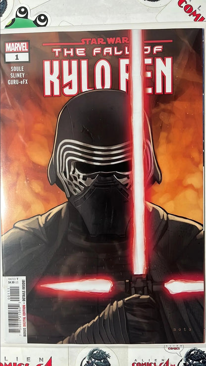 Fall of Kylo Ren (#1 Marvel 2026 Phil Noto Cover 5-issue miniseries concluding the Kylo Ren trilogy that began with Rise and followed with Legacy NM)