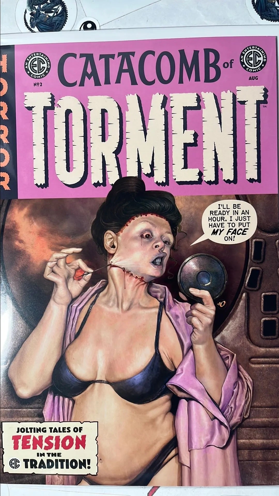 Catacomb of Torment (#2 EC/Oni Press 2025 Ariel Olivetti Cover Putting On My Face NM)