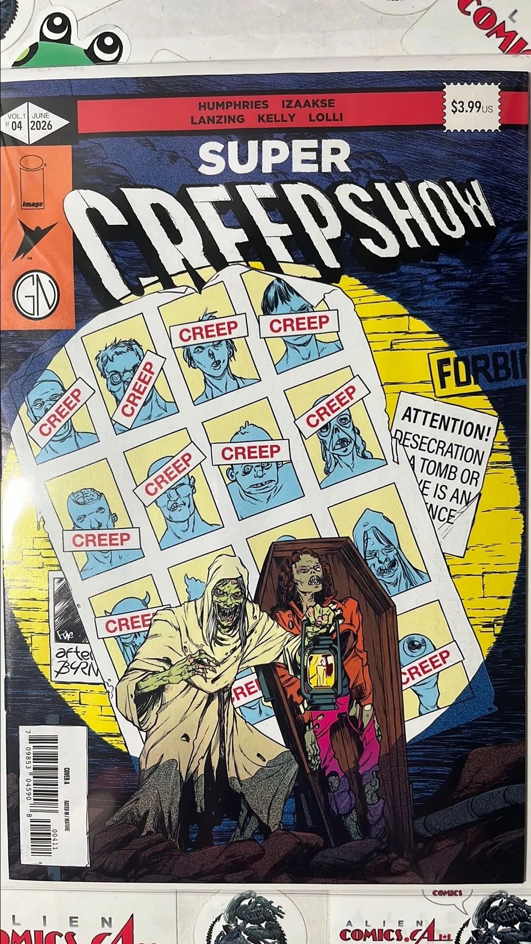 Super Creepshow (#4X Image Comics 2026 Pye Parr Uncanny X-men 141 Homage Cover Variant NM)