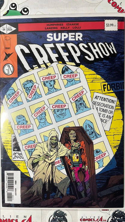 Super Creepshow (#4X Image Comics 2026 Pye Parr Uncanny X-men 141 Homage Cover Variant NM)