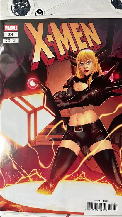 X-men (#34M Marvel 2026 David Messina Variant Magik Standing In Boiling Steel NM)