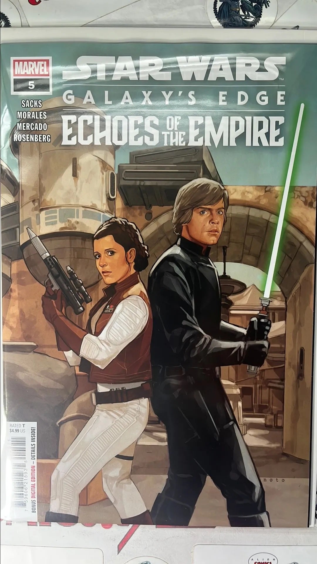 Galaxy’s Edge: Echoes of the Empire (#5 Marvel 2026 Phil Noto Luke & Leia Cover NM)