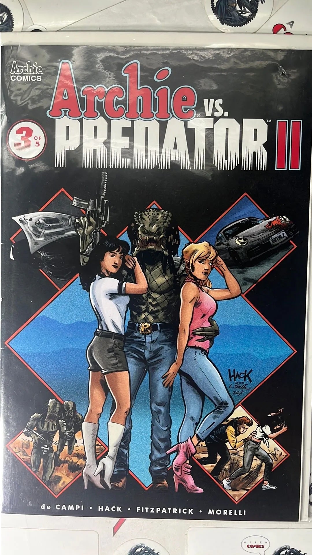 Archie vs. PREDATOR II (#3 Dark Horse 2019 Kelly Fitzpatrick Cover NM)