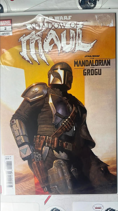 Shadow of Maul (#2MG Marvel 2026 E.M Gist Djinn Djarin Variant 1st full app. Nico Deemis & Vario Crime Lords NM)