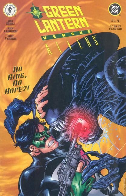 ALIENS vs. Green Lantern (Dark Horse/DC Crossover 4-Book Complete Series HTF NM)