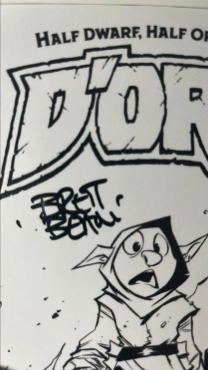 D’Orc (#1 Image Comics 2026 2nd Printing Sketch Cover Signed Brett Bean No COA Limited to 1500 copies NM)