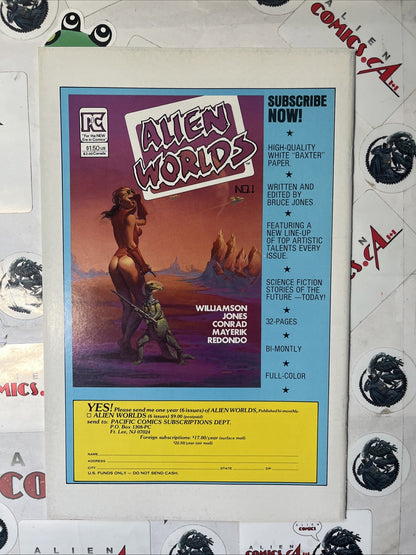 TWISTED TALES 1 PC 1982 Bruce Jones Cover Woman Trapped with Zombies HIGH GRADE
