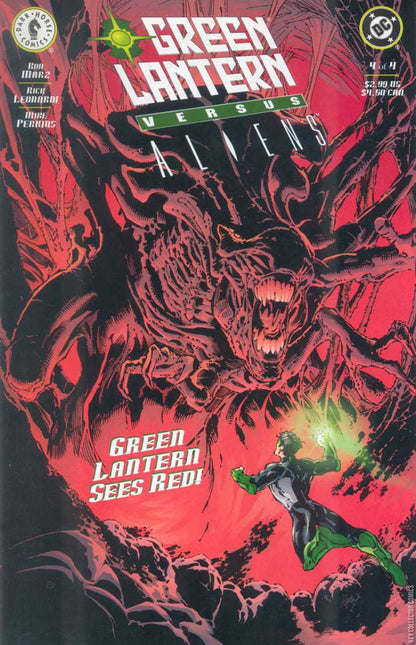 ALIENS vs. Green Lantern (Dark Horse/DC Crossover 4-Book Complete Series HTF NM)