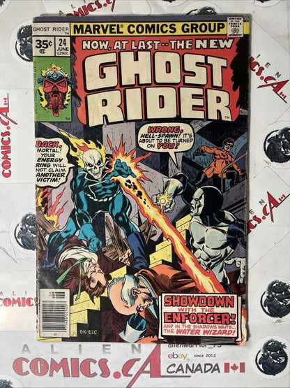 GHOST RIDER 24 and 25 Marvel 1977 35¢ price variants 2-Book Lot HTF