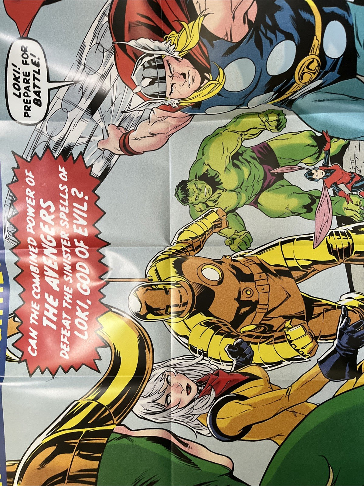 MARVEL COMICS THE AVENGERS 1 POSTER THOR IRONMAN HULK ANT-MAN LOKI 24X36