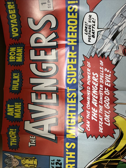 MARVEL COMICS THE AVENGERS 1 POSTER THOR IRONMAN HULK ANT-MAN LOKI 24X36