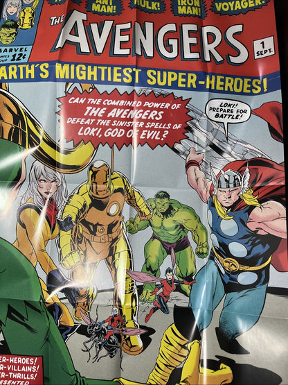 MARVEL COMICS THE AVENGERS 1 POSTER THOR IRONMAN HULK ANT-MAN LOKI 24X36